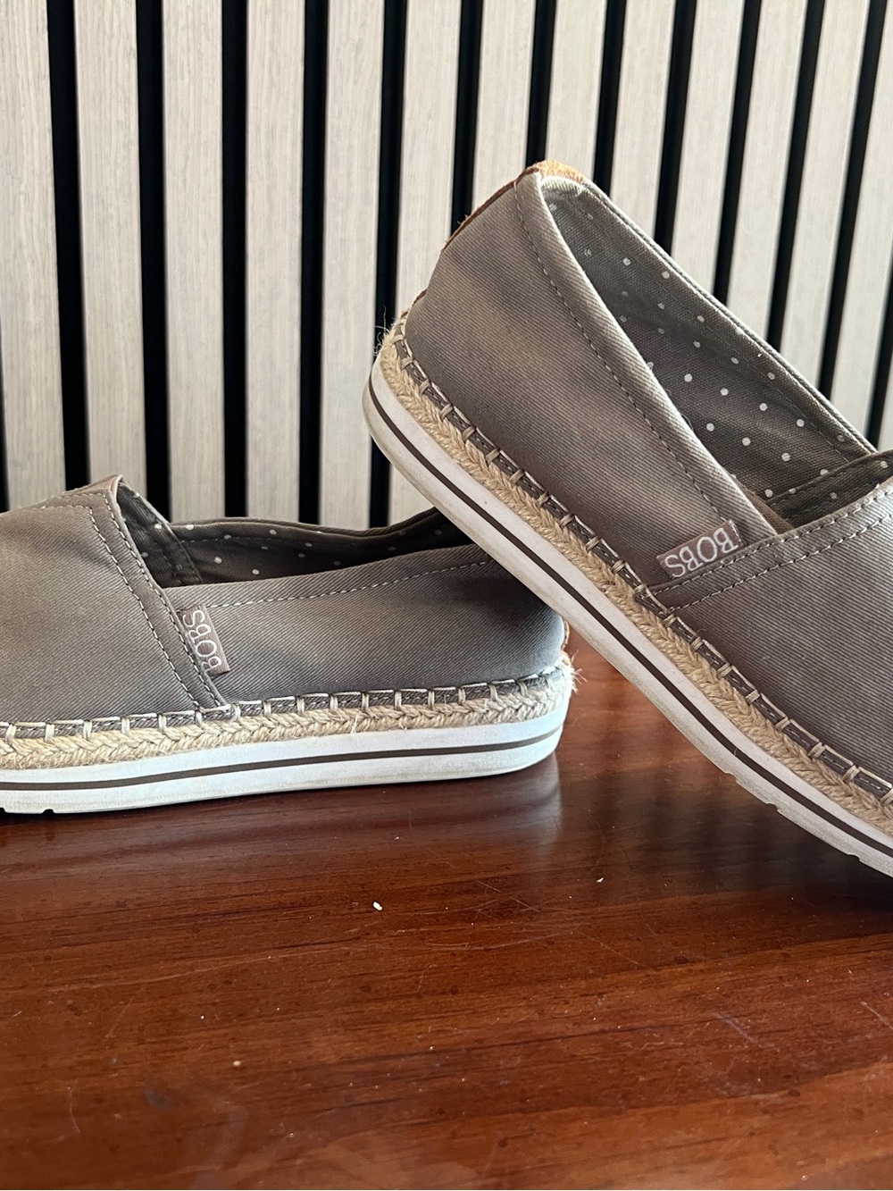 Skechers Taupe Espadrille Slip-On Women’s Shoes